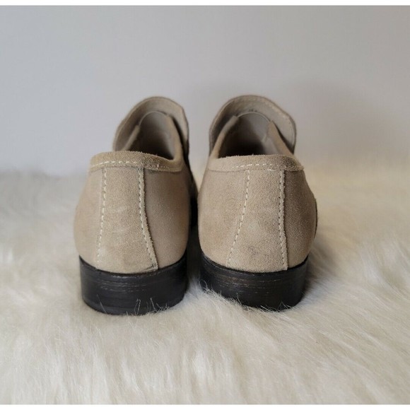 Free People Brady Suede Tan Pointed Toe Loafers Shoes Size US 8.5-9 / EU 39.5 - Picture 5 of 11